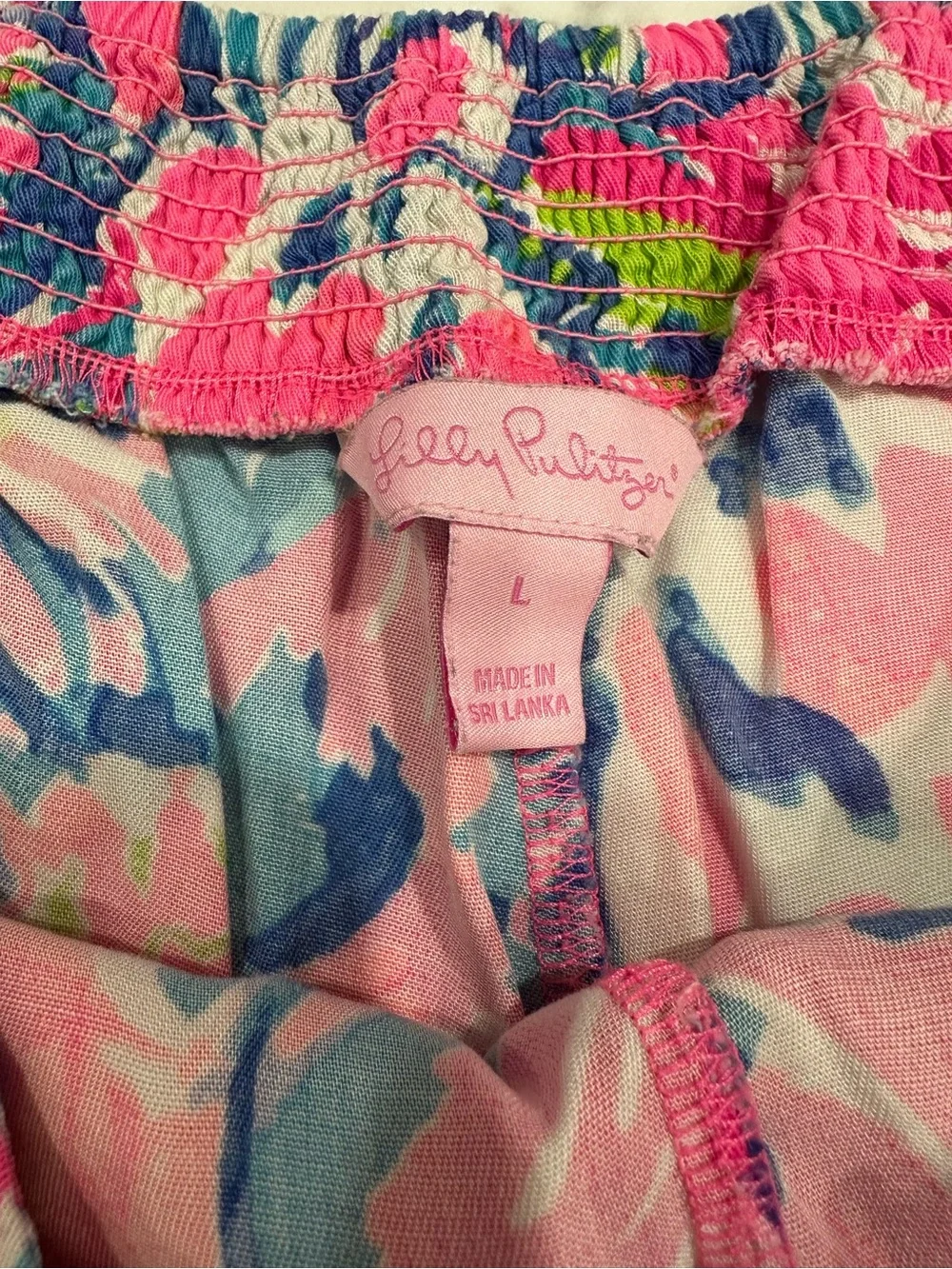 Lilly Pulitzer Floral Scallop Hem Women’s Shorts - Pink Multi